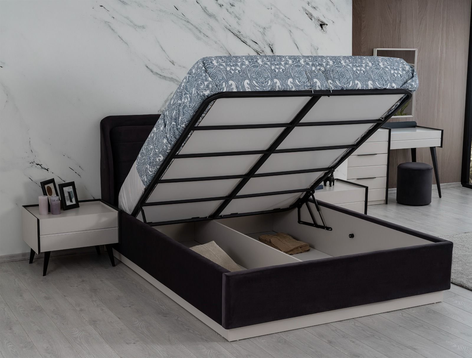 Mona Yatak Odası Takımı + Yatak Baza Dahil