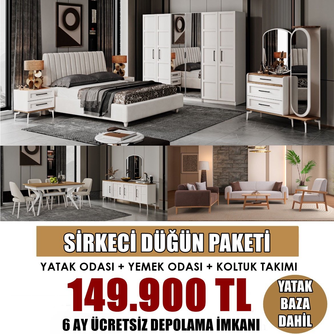 Sirkeci Düğün Paketi (Yatak Baza Dahil)