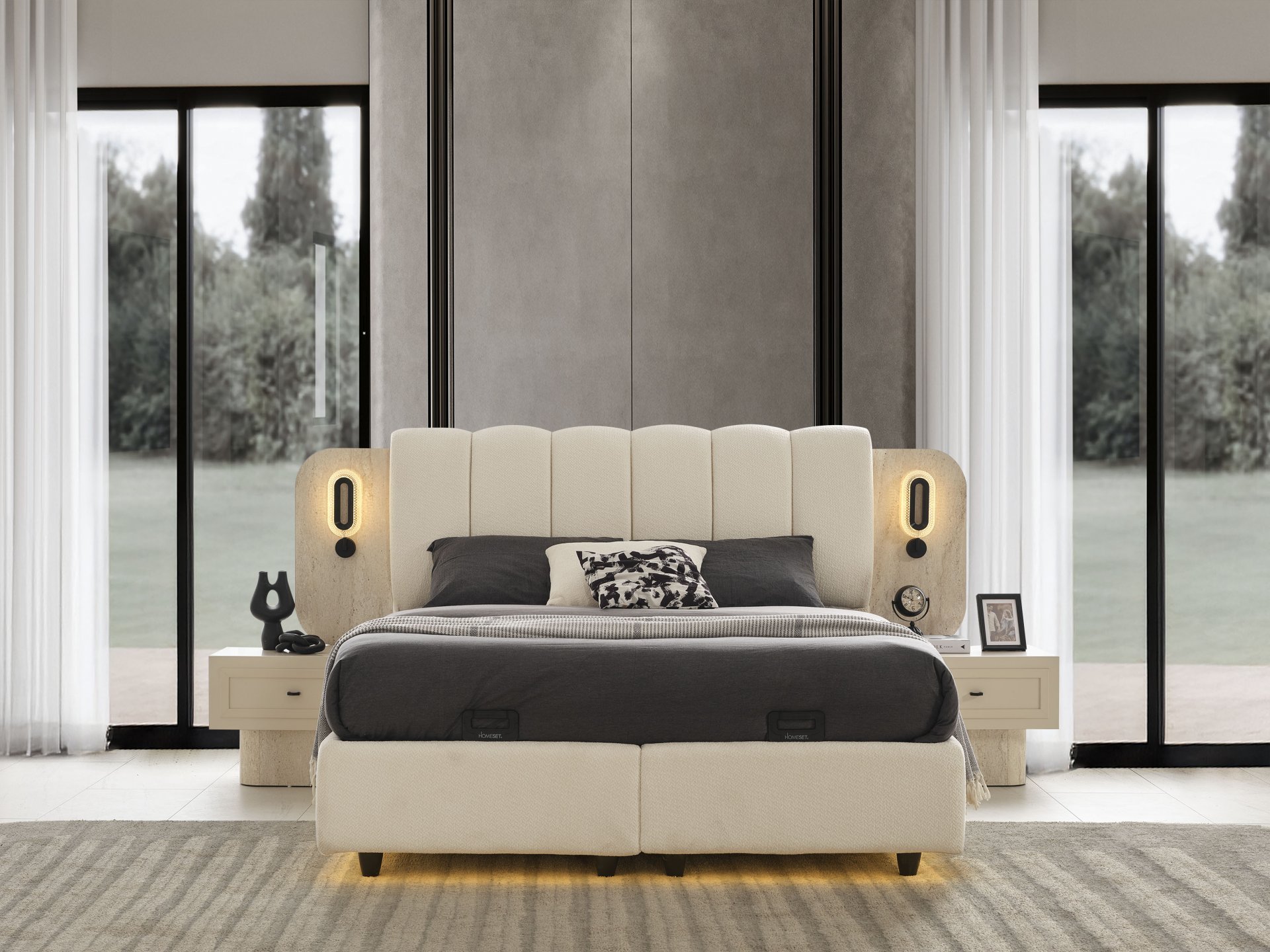 Heybeli Yatak Odası + Yatak Baza Dahil