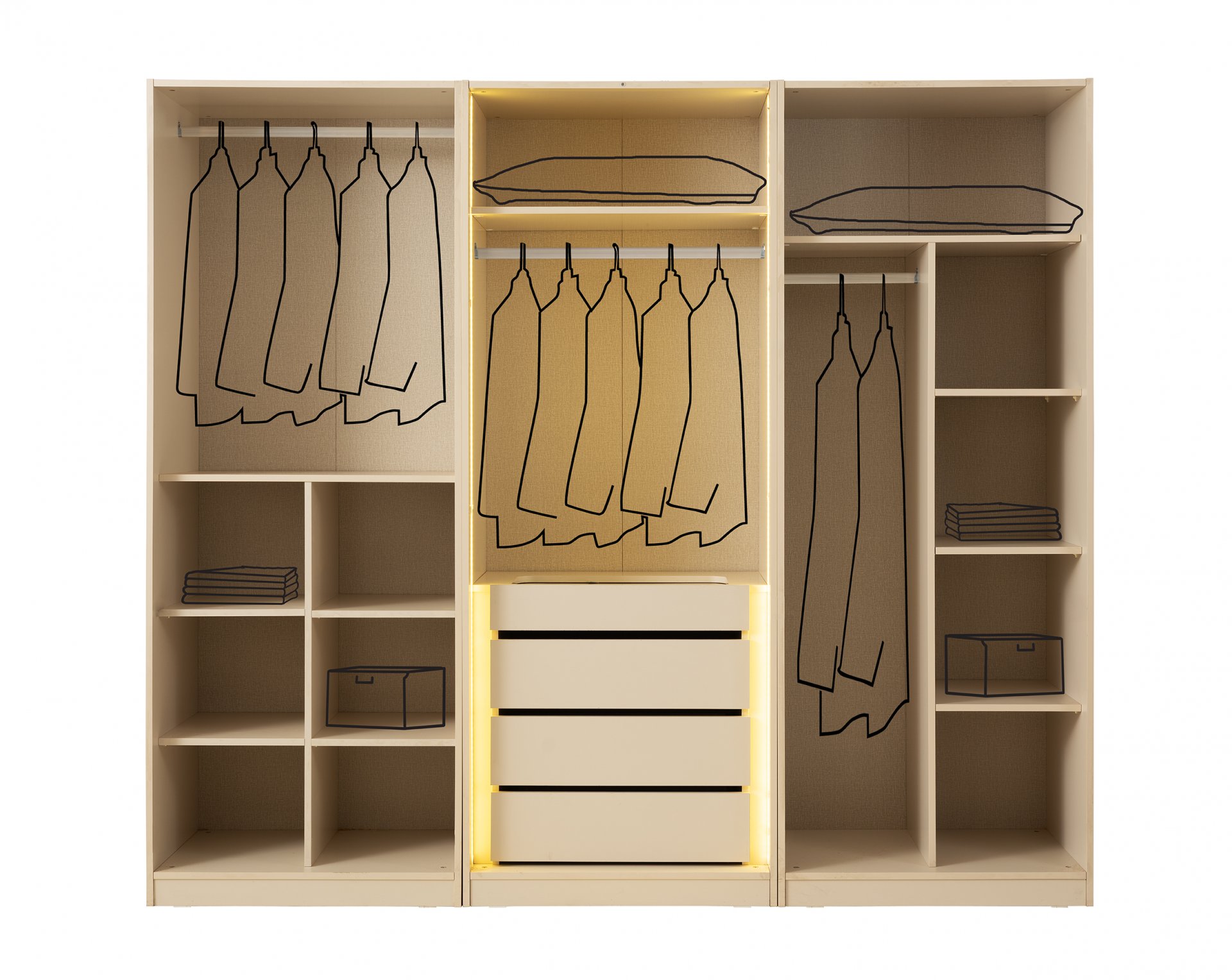 Diva Yatak Odası + Yatak Baza Dahil