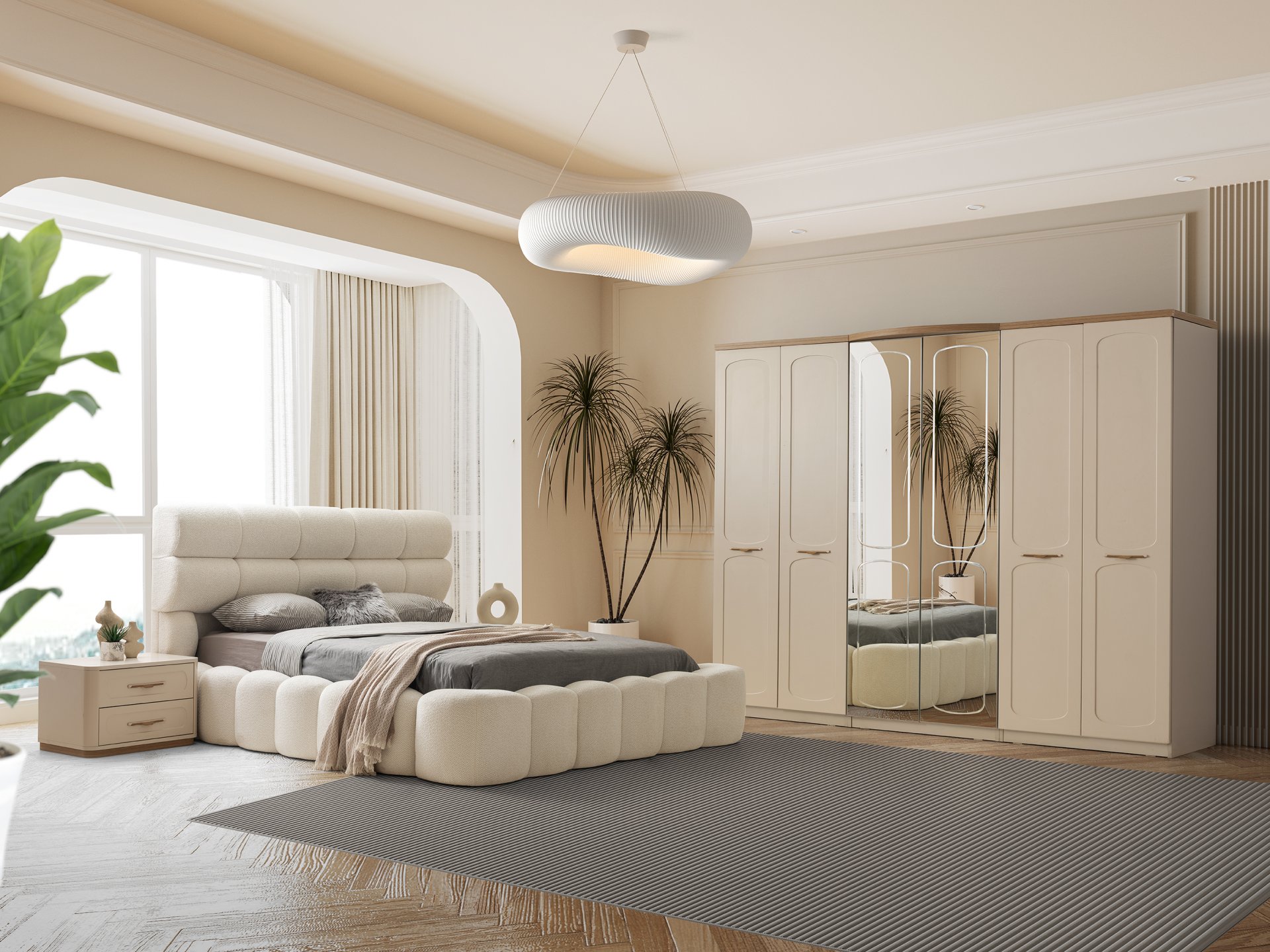 Laris Yatak Odası + Yatak Baza Dahil