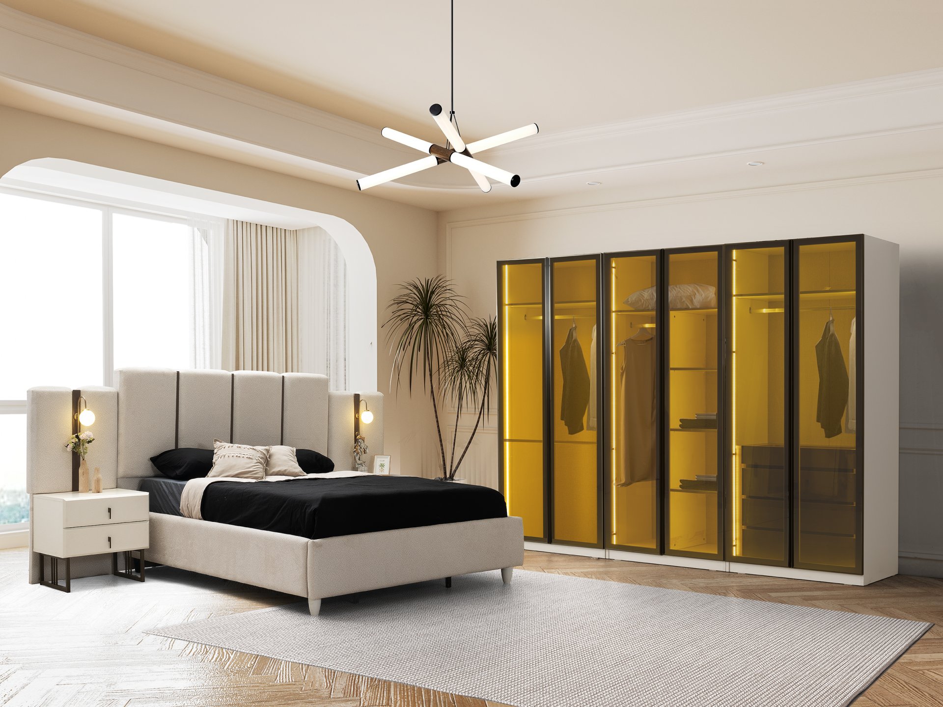 Carnes Yatak Odası + Yatak Baza Dahil