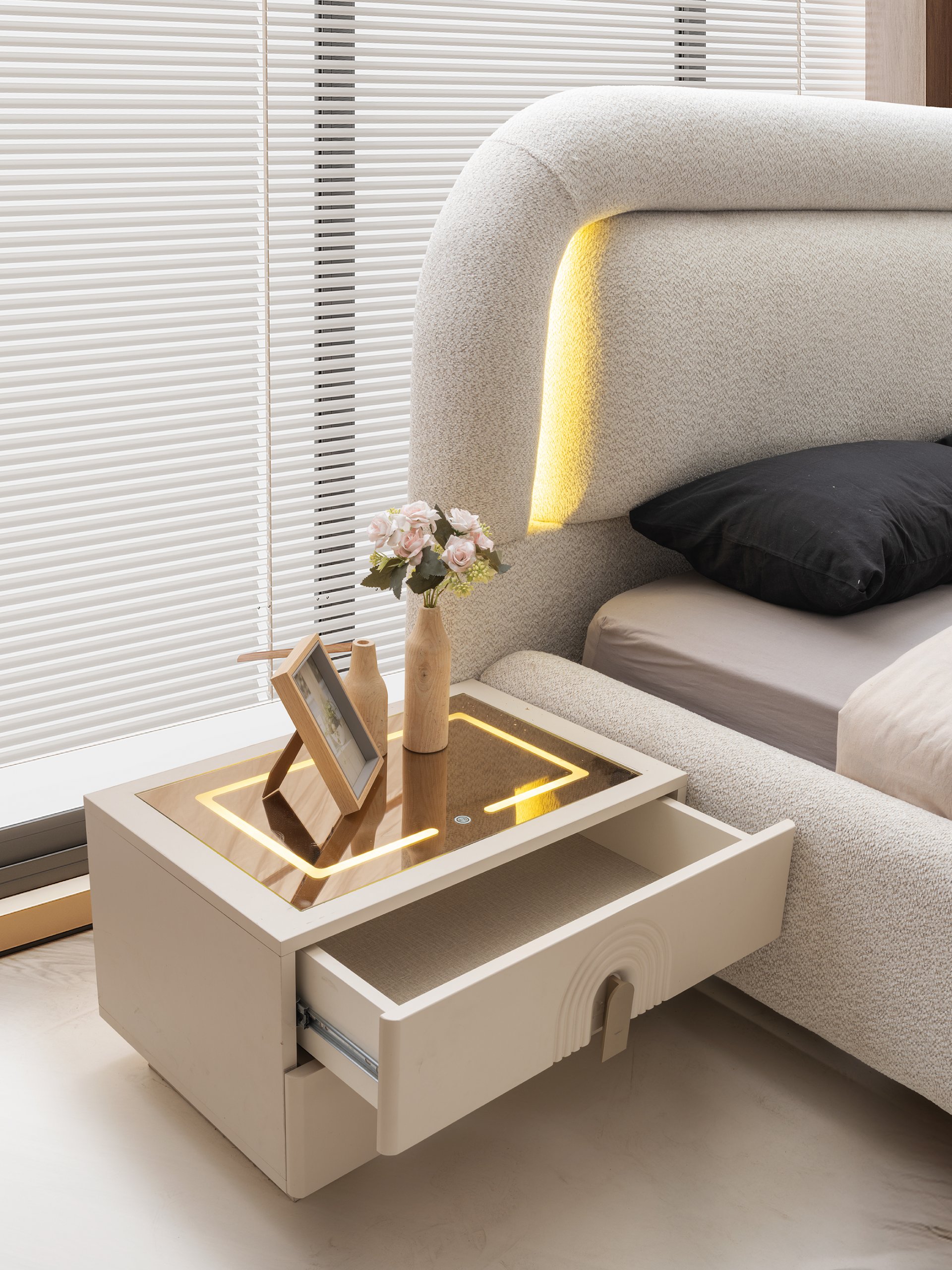 Luzzi Yatak Odası + Yatak Baza Dahil