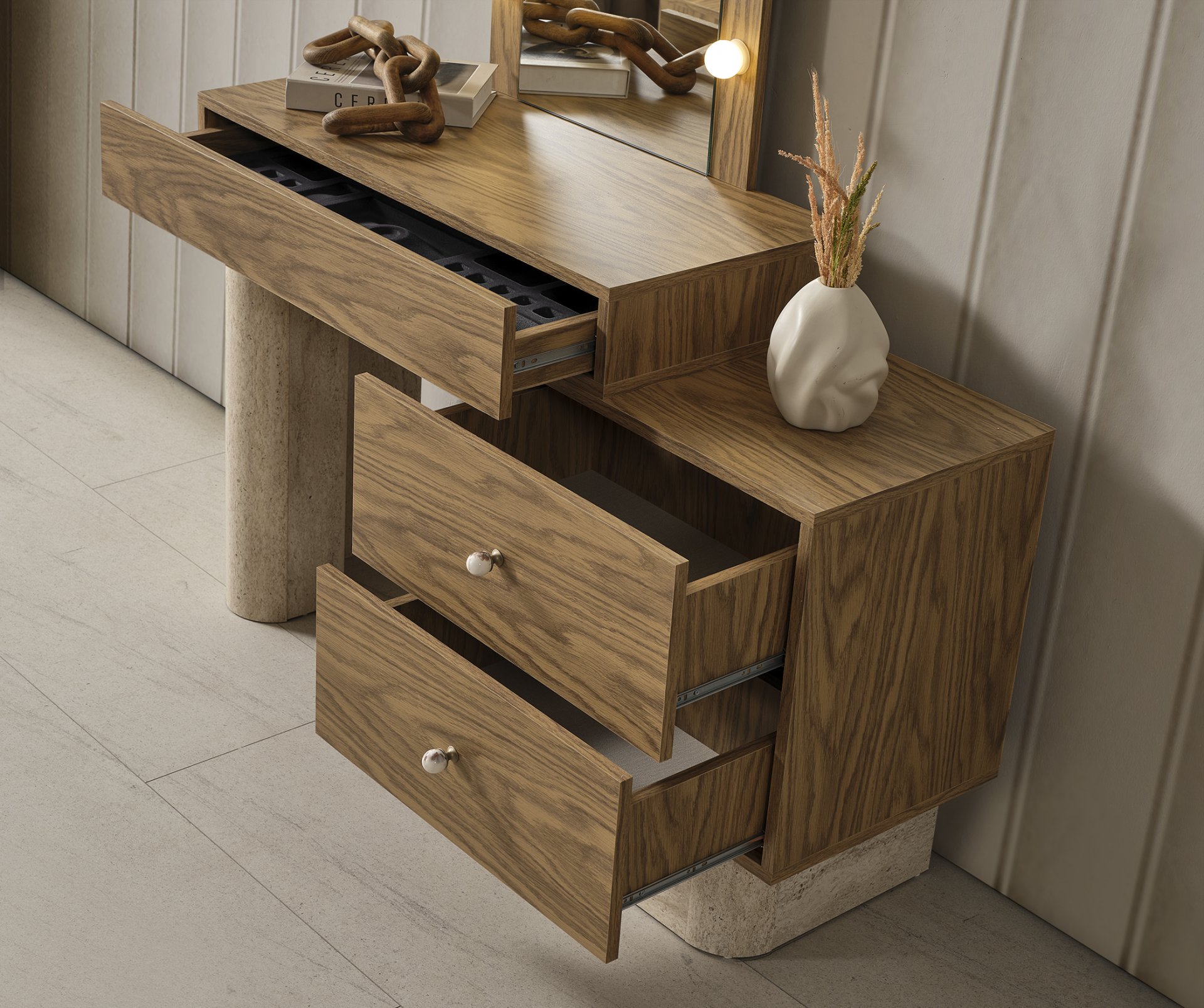 Venedik Yatak Odası + Yatak Baza Dahil