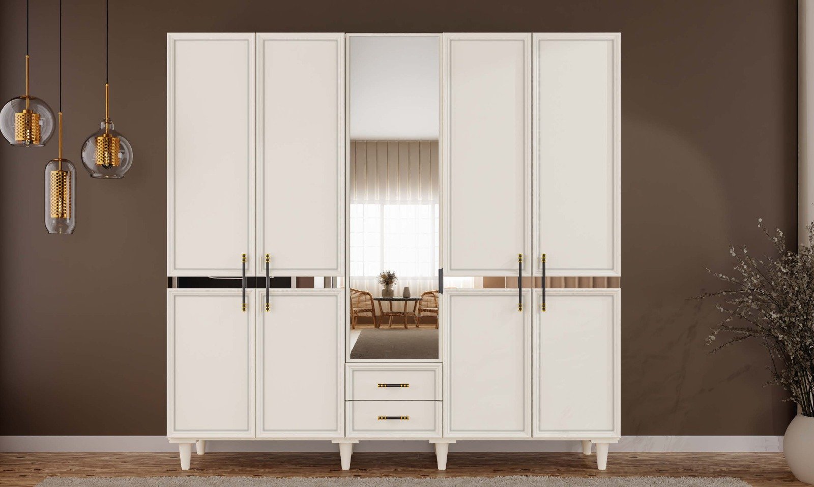 Kardelen 5 Kapak Dolap